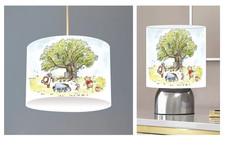 WINNIE THE POOH choose from Ceiling Light Shade, Touch Lamp or Bundle