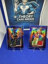 (2) 2025 Panini Donruss Threads Card Lot Luther Burden & Christian McCaffrey🔥🔥