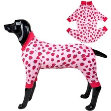 D.E.E Dog Pajamas Large Cotton Dog Clothes Warm and Comfortable Lightweight Jump
