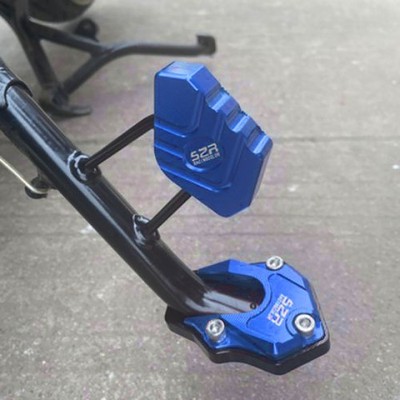 Motorcycle Bikes Kickstand Extender Foot Side Stand Extension Pad Support Plate