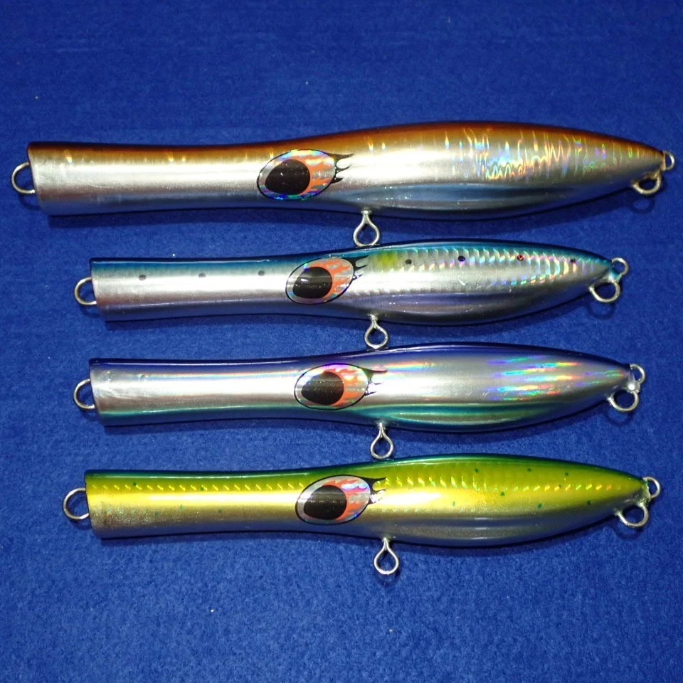 JDM Discontinued Lure DAIWA SALTIGA BUBBLE MAKER X 4 Topwater Popper Yellowtail - Image 2 of 4