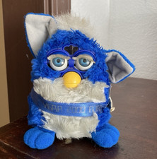 Furby Millennium 2000 Limited Edition Blue White Plush Electronic Toy