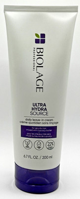 MATRIX BIOLAGE ULTRA HYDRA SOURCE DAILY LEAVE IN CREAM 6.7 OZ
