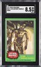 1977 TOPPS STAR WARS ERR #207 C-3PO SGC 8.5