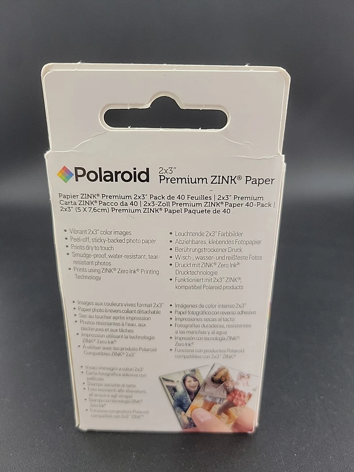Polaroid 2x3" Premium Zink Paper - Pack  (40 Sheets) POLZ2X340 - Image 2 of 4