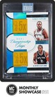 KAWHI LEONARD 2024-25 PANINI EMINENCE DUAL CHAMPIONSHIP TAGS LOGO TAG PATCH 1/2