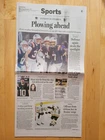 New England Patriots Plowing Ahead  The AFC Championship Boston Globe Newspaper
