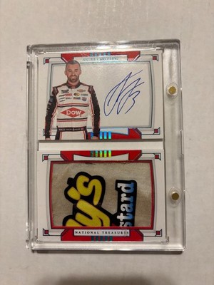 2020 Austin Dillon 1/1 National treasures Auto/Gloves patch Booklet
