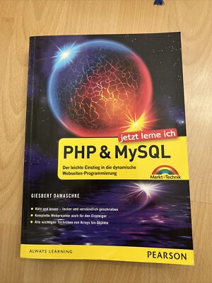 Jetzt lerne ich PHP und MySQL: Der leichte Einstieg in d... | Buch | Zustand gut
