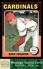 1975 Topps - Rich Folkers - #98 