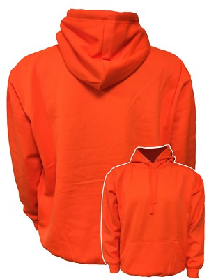 SUPER BRIGHT KIDS NEON ORANGE ELECTRIC HOODIE, HOODY ROAD SAFETY