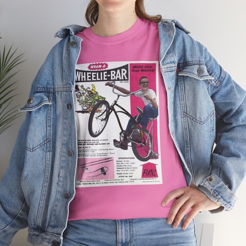 Retro WHAM-O WHEELIE-BAR FOR DRAG BIKE PRINT AD T-Shirt, Vintage Drag Bike Tee, - Picture 105 of 121