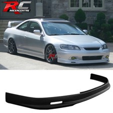 Fit 01-02 Honda Accord Coupe Front Bumper Lip Spoiler Mugen Stylev Unpainted