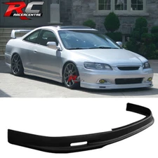 Fit 01-02 Honda Accord Coupe Front Bumper Lip Spoiler Mugen StyleV Unpainted