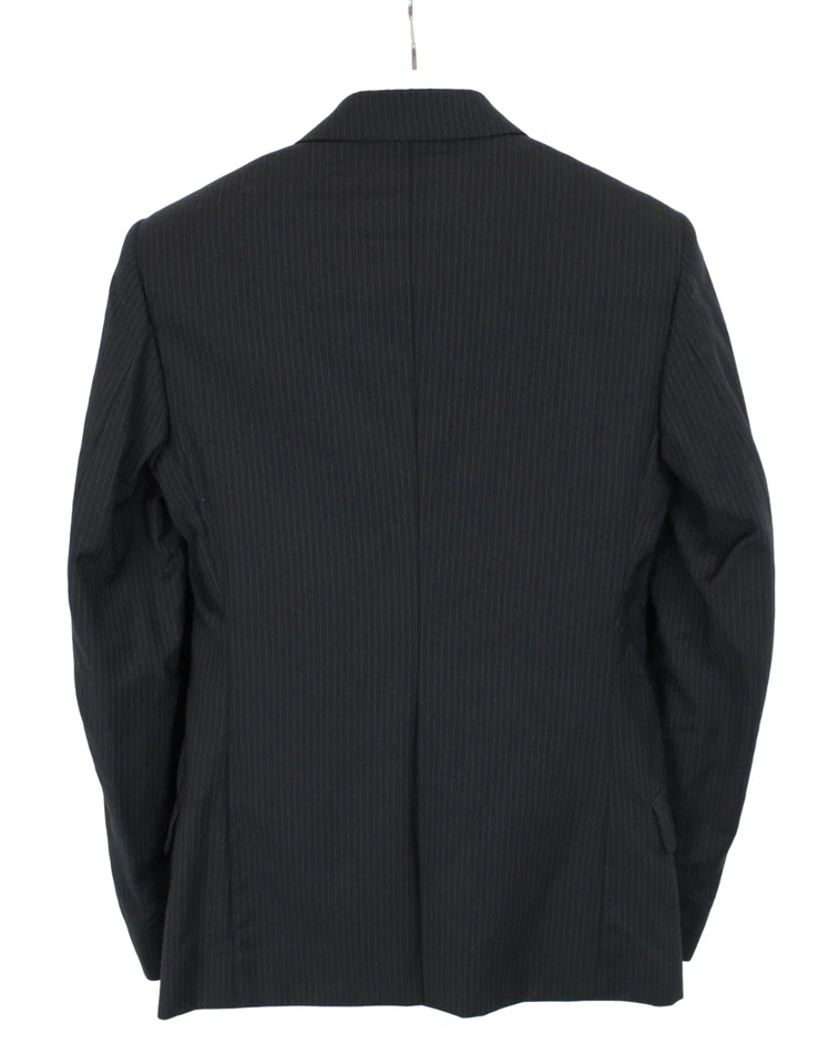 DOLCE & GABBANA Blazer Men's (EU) 46 Wool Blend Pinstriped Formal Peak Lapel - Image 2 of 4