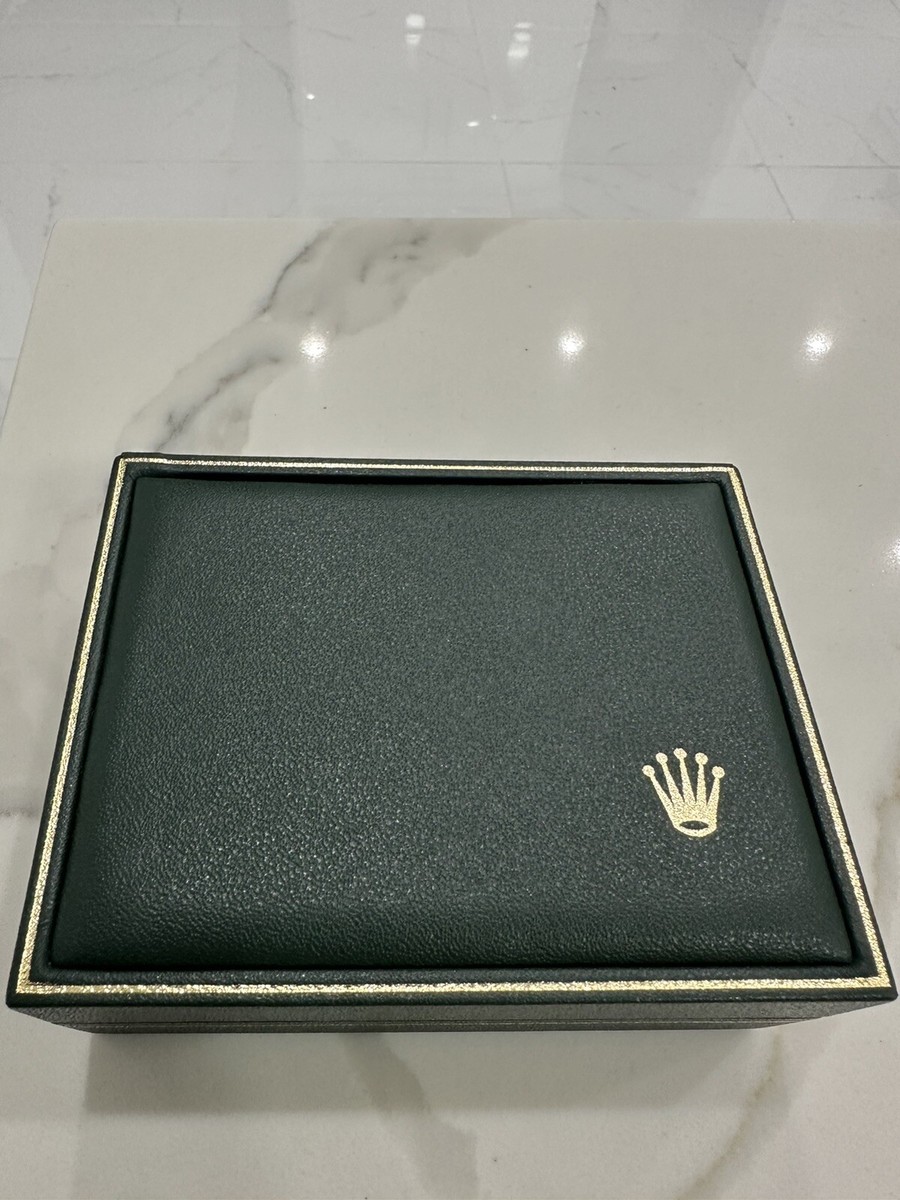 ROLEX 緑色レザーケース ROLEX Watch Case Green Leather Protection Watch Holder