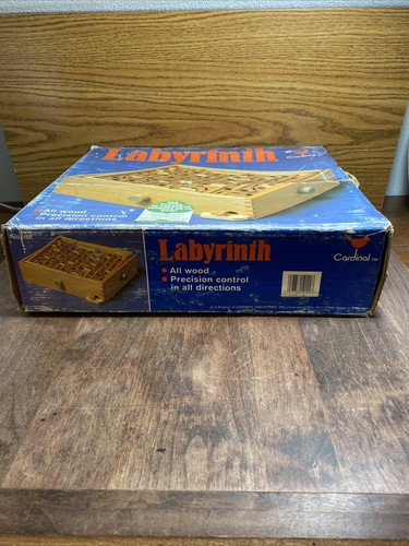 Labyrinth Premiere Edition by Cardinal Wooden Marble Game of Skill - Picture 4 of 12