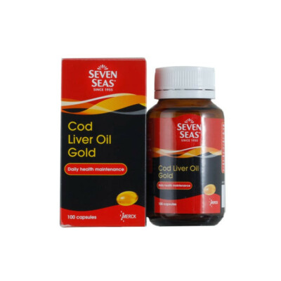Capsule Seven Seas Cod liver fish oil Gold 2 X 100