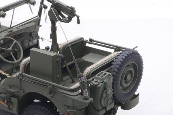 AUTOART 74016 1:18 JEEP WILLYS ARMY GREEN WITH TRAILER AND AUTOART 74016 1:18 JEEP WILLYS ARMY GREEN WITH TRAILER AND