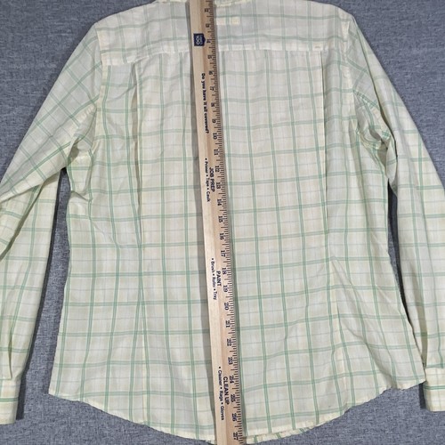 DULUTH TRADING CO WOMEN SIZE M YELLOW LONG SLEEVES Vented Fishing Shirt - Picture 7 of 8