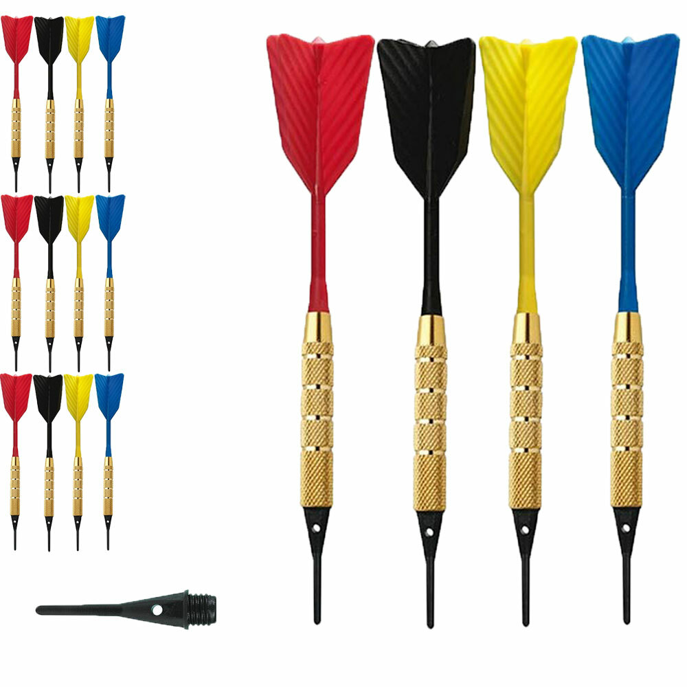 Dardi12 Freccette Softdard Fly Fast p plastica, 1-4 BSF 2BA16gr+50 punte ricamb