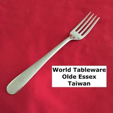 World Tableware OLDE ESSEX Dinner Fork 7 1/4" Taiwan Stainless Steel Flatware