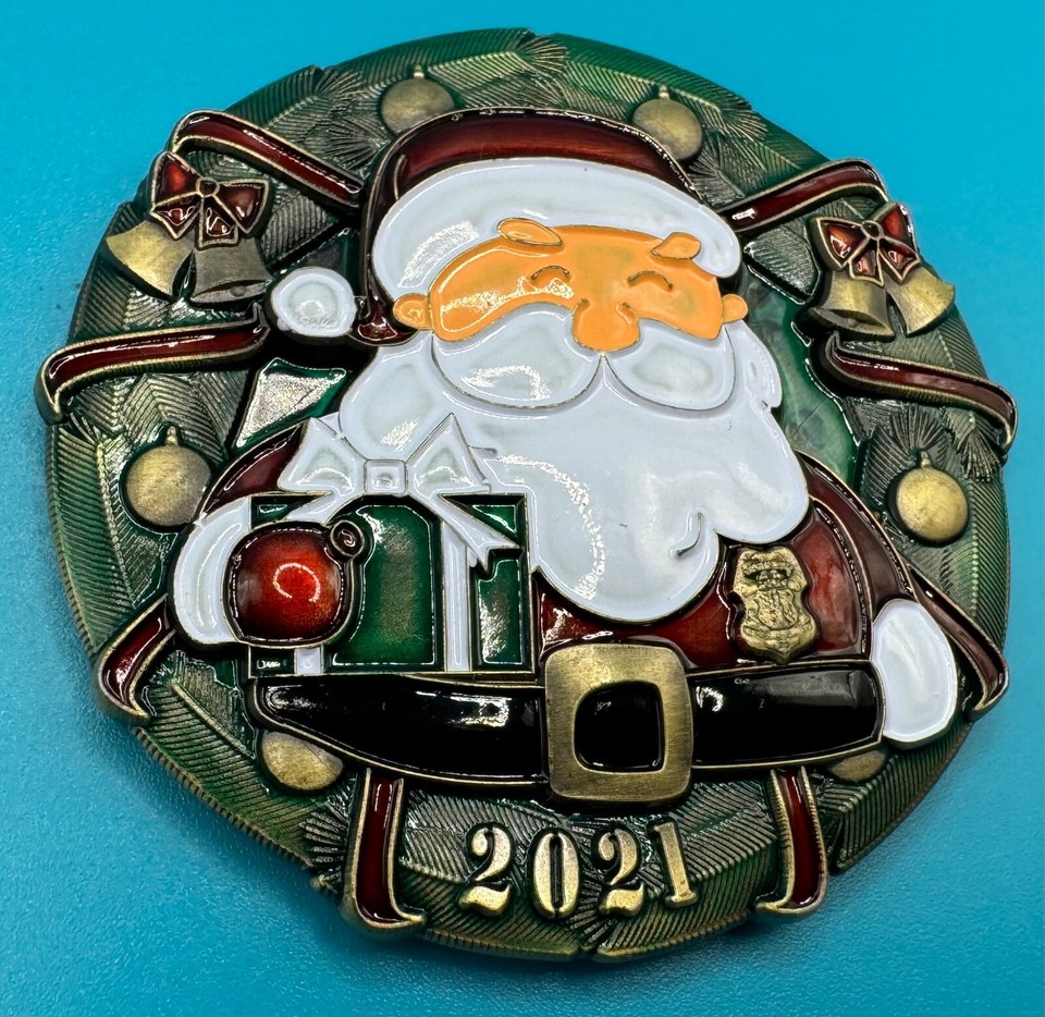 Baltimore Maryland Police Department Officer Toys for Tots 2021