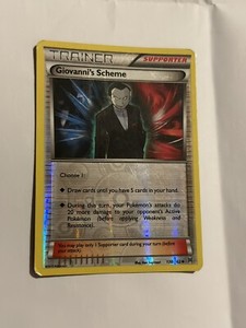 Pokémon TCG Giovanni's Scheme BREAKthrough 138/162 Reverse Holo Uncommon