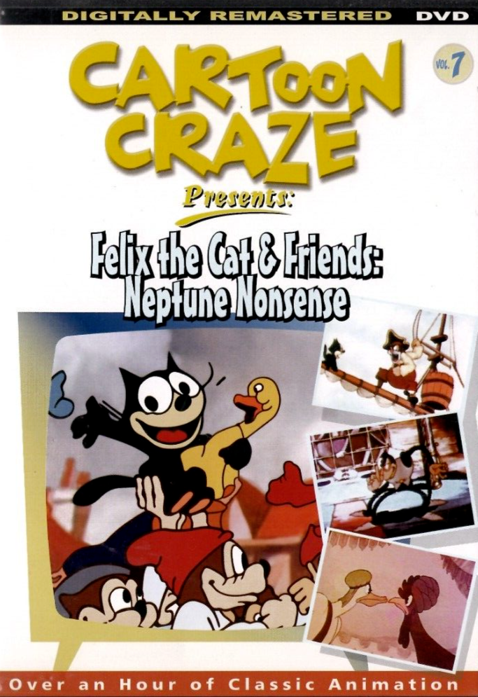 CARTOON CRAZE PRESENTS FELIX THE CAT & FRIENDS (dvd) **** disc