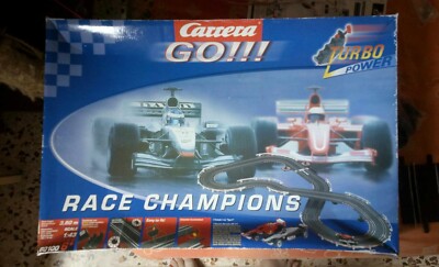 Pista macchinine elettriche Carrera GO Turbo Power Race Champions