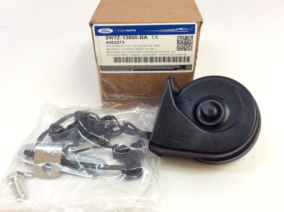2004-2008 Ford F-150 High & Low Dual Pitch HORN Assembly novo OE 2W7Z-13800-AA,BA - Imagem 4 de 4