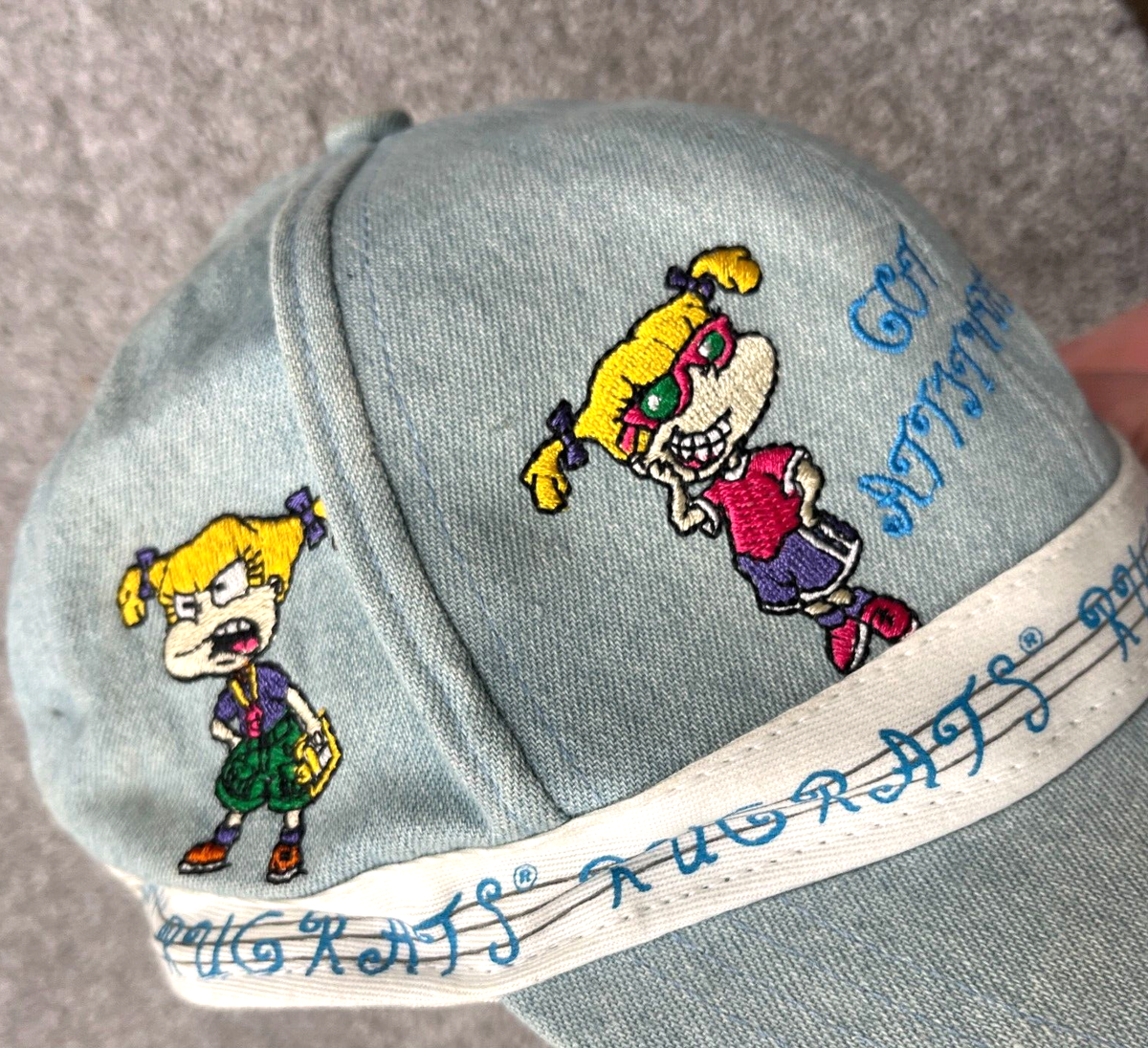 Vintage Y2K Rugrats Hat Cap Strap Back Nickelodeon Cartoon Youth
