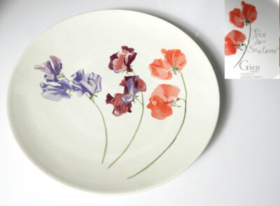Gien POIS de SENTEUR 9'' Salad/Dessert Plate(s) EXC Condition!!