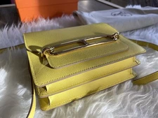 Hermes Mini Roulis Lime Permabrass Hardware
