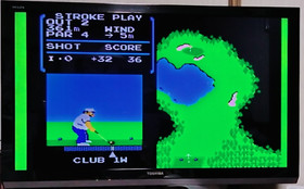 Retro Famicom Nes golf 1984 HVC-GF From Japan