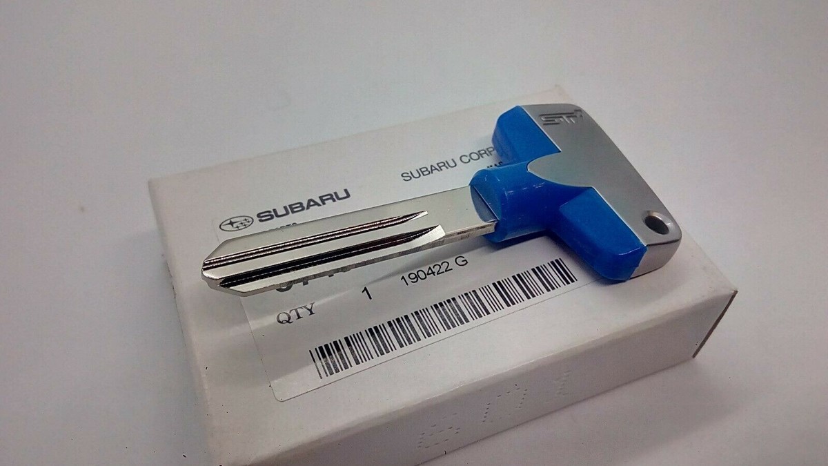 For Subaru Impreza WRX STI Forester Legacy Key Blank Plate OEM