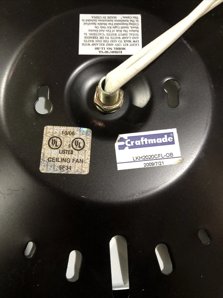 Craftmade Lighting LKH2020-OB-LED Fluorescent Light Kit in Traditional Style - Image 3 of 3