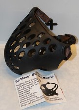 BARKLESS Dog Muzzle for Dogs Soft Silicone Muzzle for Biting Chewing, sz Large