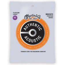 Martin MA535FX Tommy Emmanuel Flex Core 92/8 Phosphor Guitar Strings, 11-52