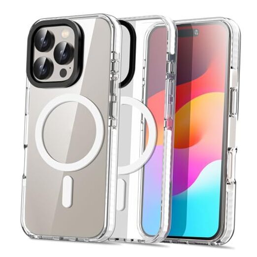 iPhone 16 Pro Max Clear MagSafe Case Slim Protective Cover