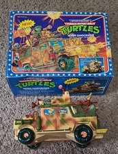 Vintage 1992 TMNT Ninja Turtles Playmates Sewer Sandcruiser Toy Vehicle 