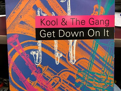 KOOL & THE GANG Get Down On It / The Megamix UK 12'' 1991 Mercury Merx346