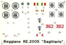 Techmod Decals 1/72 REGGIANE Re-2006 Italian World War II Fighter