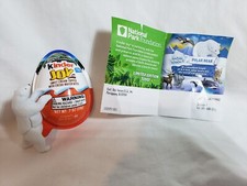 NEW Kinder Joy Polar Bear Collectible Miniature Figurine Nat Parks Foundation