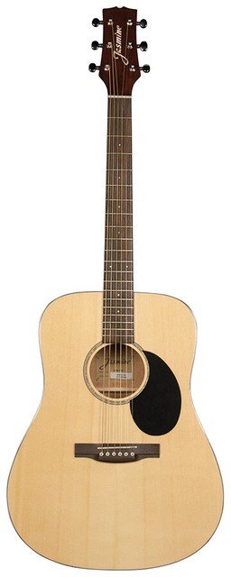 Jasmine Jd39 Dreadnought Acoustic Guitar With Deluxe Hard-shell