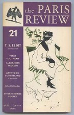 T S ELIOT, George PLIMPTON / Paris Review – Number 21 Spring / Summer 1959 1st