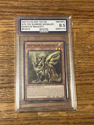 Yu-Gi-Oh! Gizmek Naganaki, the Sunrise Signaler 1st Ed. Graded AGS