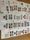 Switzerland 32 different FDC covers between 1974 and 1980 all stamp sets + block