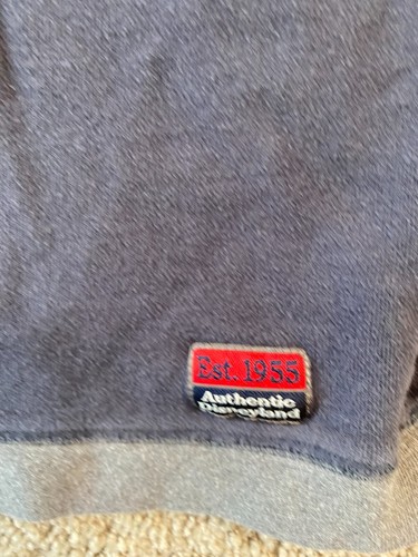 Disney Sweater Youth Medium Gray Sweatshirt Mickey Mouse Theme Park Kids Girls - Picture 5 of 12