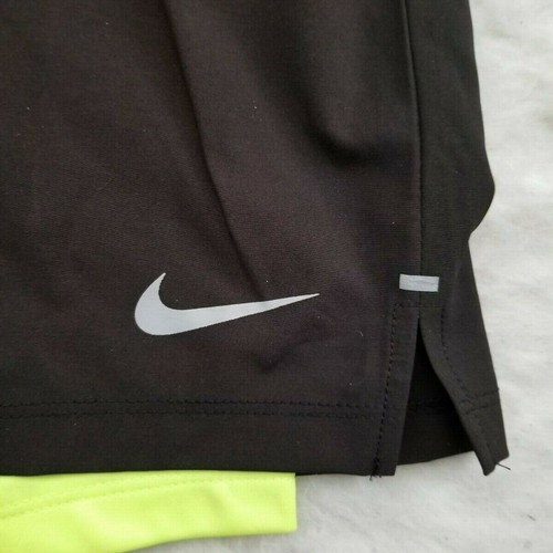 NIKE Dri-Fit Girls 2-in-1 Biker Shorts with Attached Leggings Size 5 NEW - Picture 4 of 8